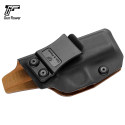 kydex IWB holster with leather inside