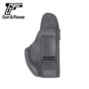 Pistolera de cuero para pistola y flor para SIG Sauer P365 en el interior del soporte para pistola de ocultación de la cintura