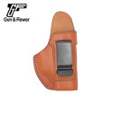 Pistolera de cuero Gun & Flower Police SIG Sauer P365 Color marrón dentro de la cintura Porta pistola