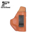 Gun&Flower S&W MP45 Leather Holster Inside the Pant Pistol Concealment Carry Gun Holder Pouch