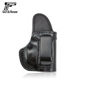 Gun&Flower Police IWB Leather Holster Walther PPK Pistol Holder Gun Accessories Concealment Carry Case