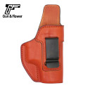 Gun&Flower IWB Leather Holster for Walther PPQ Holder Pouch Fast Draw Pistol Concealment Carry Carrier 