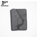 Gun&Flower Smith & Wesson MPS Pistol Pocket Leather Holster OWB Gun Pouch Conceal Carry Fast Draw Gun Holder