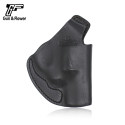 Gun&Flower 9mm OWB Leather Holster Appendix Hip Carry Holster Taurus T85 Pistol Case Bag Pouch Gun Accessories