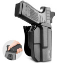 Polymer OWB Thumb Release Holster Fits Glock 19