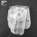 Level II OWB Clear Holster+ Clear Belt Paddle For Glock 19