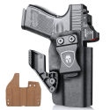 Kydex + Leather Holster with Claw For Glock G19 | WARRIORLAND