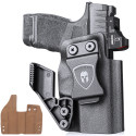 Leather Inside Kydex Holster For Springfield Hellcat + Claw | WARRIORLAND