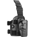 Smith & Wesson M&P 9 Drop Leg Holster, Level II Retention Index Finger Release