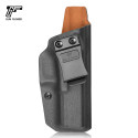 Gun&Flower Coldre Kydex IWB para Glock 17 com microfibra dentro