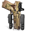 Gun&Flower Tactical High Gross Clear Transparente IWB / OWB for Glock19/23/32