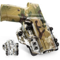 IWB/OWB Carry Clear + funda de pistola de impresión de camuflaje para Taurus G3C