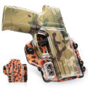 GUNFLOWER G2C Clear + Funda con estampado de leopardo para OWB e IWB Carry